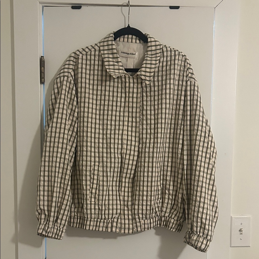 Women's Cream & Olive Lightweight Jacket